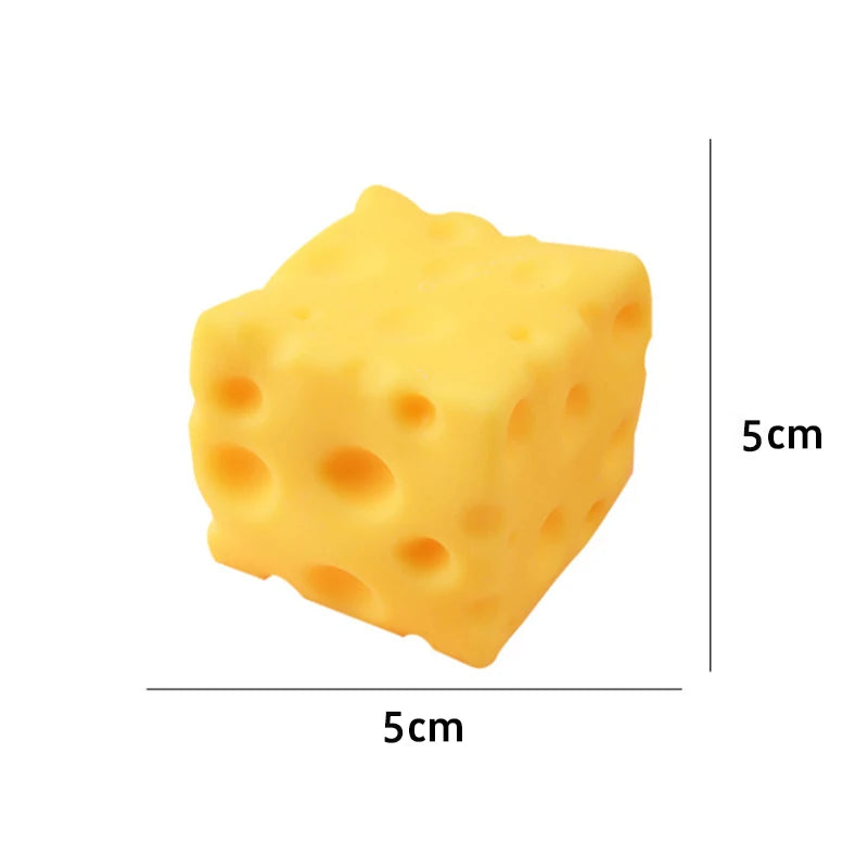 No-Rebound Cheese Block Squishy - Extra Large Moldable Stress Toy