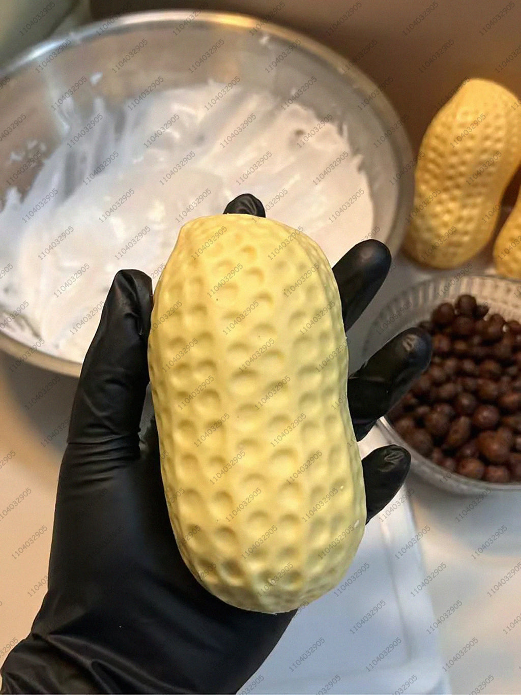 No-Rebound Vaseline Peanut Squishy - Moldable ASMR Stress Ball