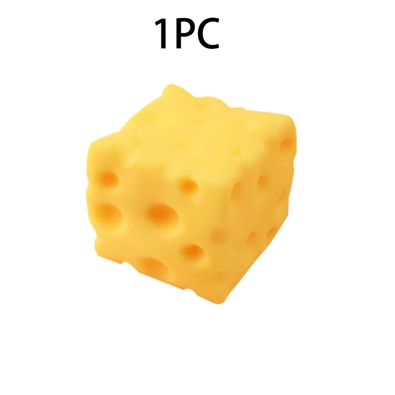 No-Rebound Cheese Block Squishy - Extra Large Moldable Stress Toy